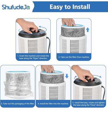 2 Stück HP102 Ersatzfilter, kompatibel mit Shark HP102 & HP102PET & HC4... - Bild 8 von 10