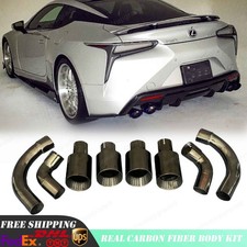 Rear Bumper Muffler Tip Car Exhaust Tail Pipe For Lexus LC500 LC500H 2018+