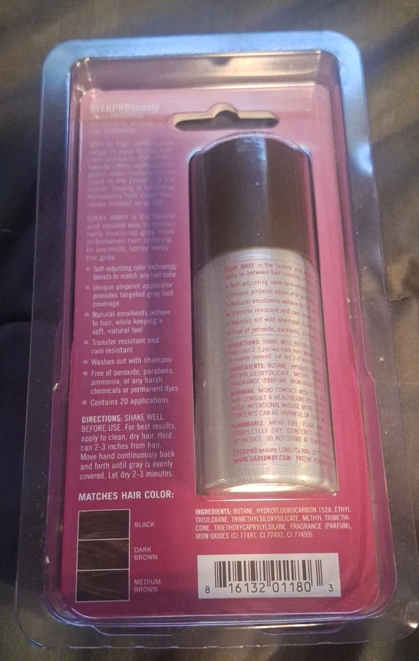 Corrector de raíces Everpro Gray Away MARRÓN CLARO/RUBIO MEDIO 1,5 oz/42,5 g Foto 2 de 2