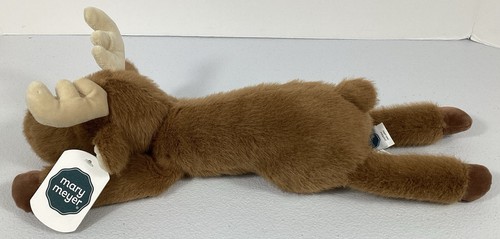 Peluche Mary Meyer Moosey Alce Morbido 27411 Sdraiato 15” Alce Imbottito con Etichetta - Foto 12 di 18