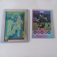 Rashod Bateman ROOKIE CARD PANINI NFL 2021 T14-20 and Steven Jackson . rookie card picture