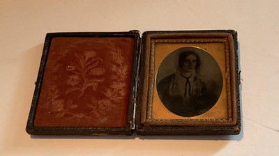 Antike Ambrotypie Foto um 1855
