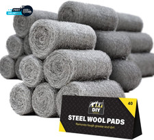 0000 Steel Wool for Mice Control 40 Pack Fine Grade Stainless Steel Wool Filling