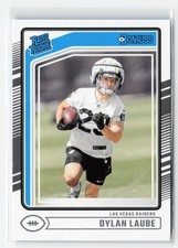 DYLAN LAUBE #372 RC 2024 PANINI DONRUSS RAIDERS ROOKIE