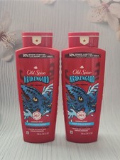  Pack of 2 Old Spice Krakengard Deep Ocean Scent Body  Face Wash, 24 fl oz