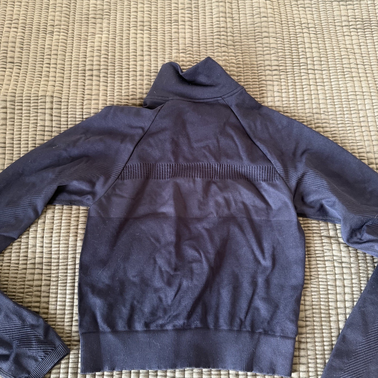 Fabletics  Cropped  Seamless Rib Jacket Zip Up Wo… - image 7