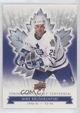 2017 Upper Deck Toronto Maple Leafs Centennial Mike Krushelnyski #74 14zh