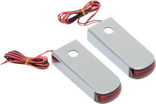 Alloy Art Strut Light LED Red/Red Chrome Harley SSL-3