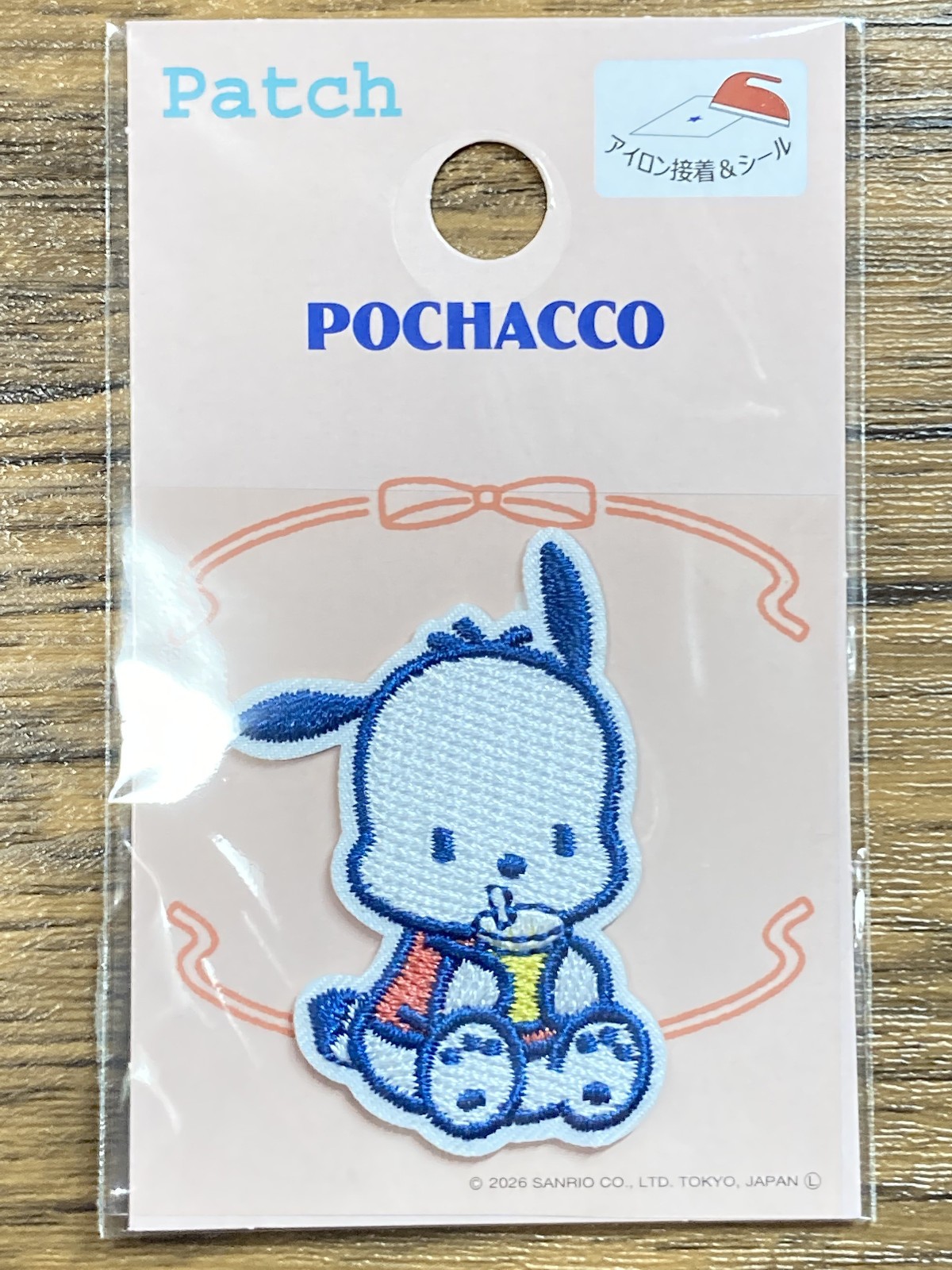 Sanrio Pochacco Official Seal/ Iron On Patch JAPAN LIMITED