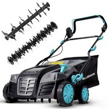 BlueMars Scarifier For Dethatching/Raking Grass of Thatch, Moss, Dead Leaves