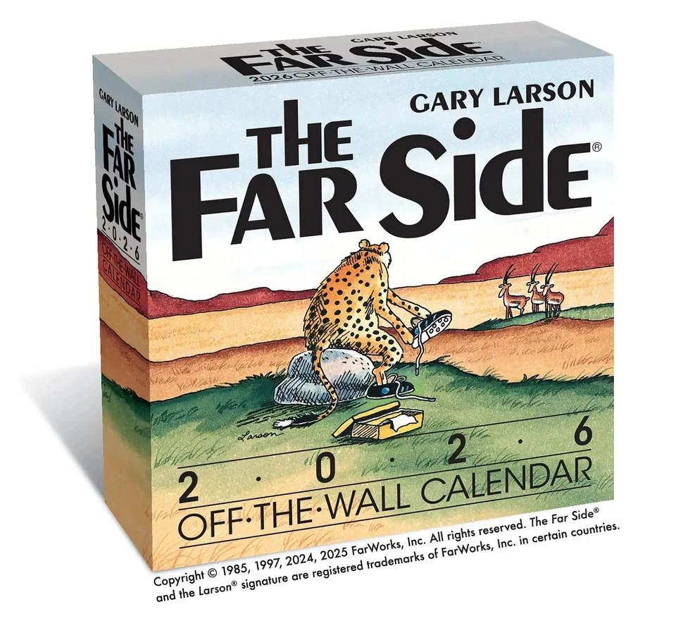 ANDREWS MCMEEL PUBLISHING The Far Side(r) 2026 Off-The-Wall Day-To-Day Calendar | Gary Larson | Englisch