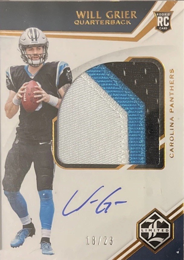 2019 Limited Bronze Spotlight #145 Will Grier JSY AU/23