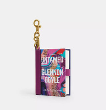 NWT CFK44 Coach Untamed By Glennon Doyle Book Bag Charm