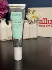 SERAPHINE BOTANICALS ALFALFA+GLAZE LONG WEARING HYPER GLOW PRIMER 1.76oz New