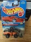 VINTAGE Hot Wheels #641 WHEEL LOADER construction 1996 New On Card Orange Red