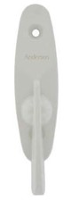 Andersen Tribeca Style - Gliding Door Thumb Latch in White