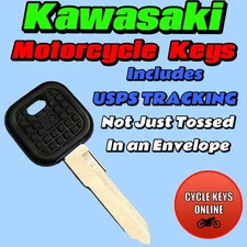 Kawasaki Motorcycle keys Cut by Code replacement key to codes B111111-B114134