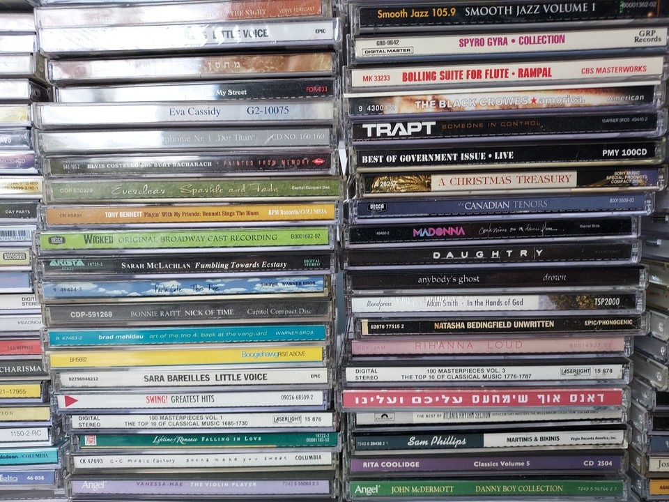 Retro Cd Collection Lot Of 270 Vintage Cd Collection W/ Rock & Moreš„Estate Sale CDs,See ...