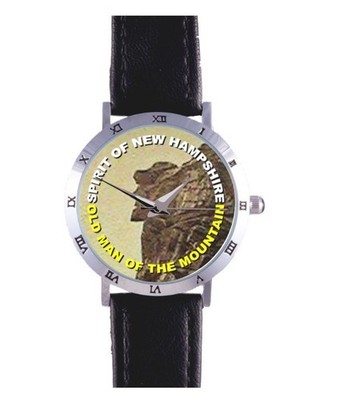 OLD MAN OF THE MOUNTAIN WATCH: NEW HAMPSHIRE, GREAT STONE FACE,RARE COLLECTIBLE!