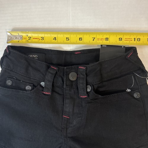 True Religion Boys Toddler Black Denim Shorts Geno Superfly Relaxed Fit Size: 5 - Bild 11 von 19