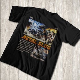 SNK PLAYMORE Metal Slug Official Game Shirt TM Neo Geo PROMO