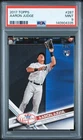 AARON JUDGE 2017 Topps Rc #287 PSA 9 New York Yankees Fielding s/n 35