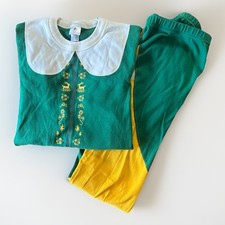 Hanna Andersson Buddy the Elf Adult Small Long John Pajama Pant Top Set