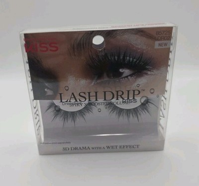 NEW! KISS Lash Drip Spiky X Boost Vol 3D Drama Wet Effect 85725 LDR02 Drenched