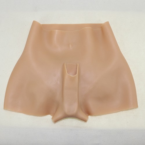 TRANSKIN Silicone Fake Vagina Panty Crossdresser Transgender Hip Shaping Pants - Foto 4 di 11