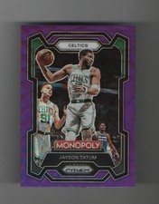 2023-24 Prizm Monopoly Jayson Tatum #7 Purple Wave Prizms Boston Celtics Duke