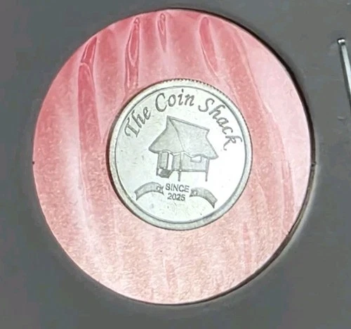 The Coin Shack - 1 Gram .999 Fine Pure Silver Bullion Mini Proof Round Coin Bar