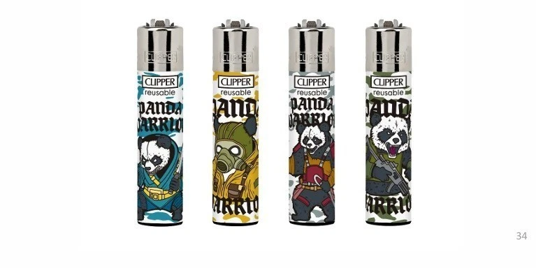 Clipper  4 x peace and love Refillable Lighters  collectable set of 4+ bonus - Picture 1 of 2