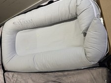Dockatot Deluxe+ Baby Pod Cloud Grey, 0-8 Months Used Very Good Conditions