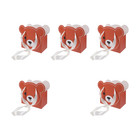  5 stücke Tragbare Blumenkasten Kraftpapier Handliche Geschenktüte Handhabung