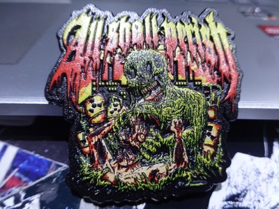 All Shall Perish Metal Pin Badge Label Pin Ltd 99 Copys August Burns Red *