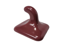 Vintage Ceramic Tile Robe Hook Towel Hanger Purple Mauve Classic Color 343