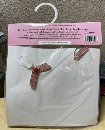 Vintage Candy Hearts Outfit Muffy Vanderbear LuLu NIP Simple Leash & Mail Gift - Picture 5 of 6
