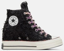 Size 5.5 - Converse Isabel Marant x Chuck 70 Internal Wedge High Raven Womens
