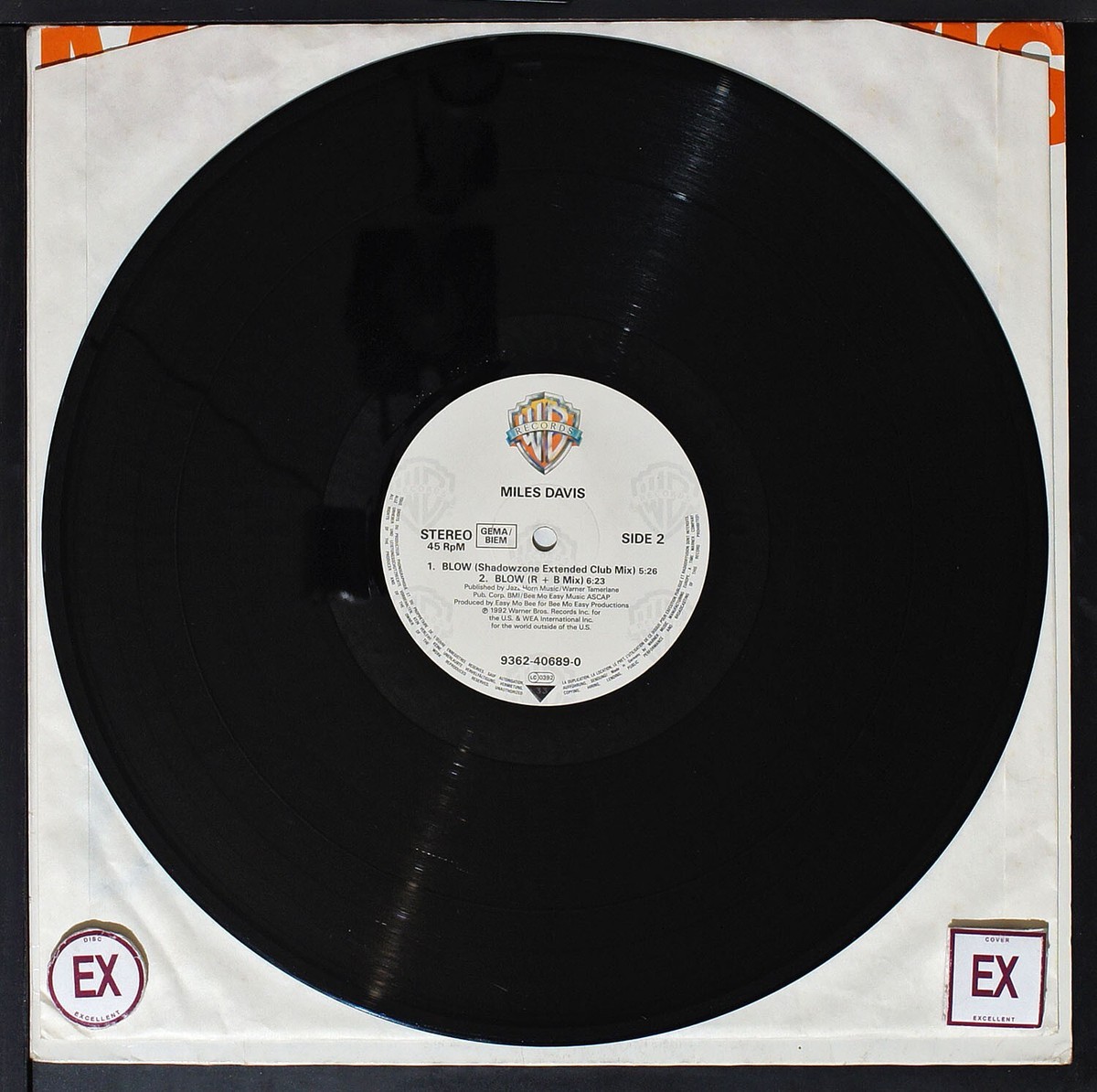 Miles Davis - The Doo Bop Song (single) original 12
