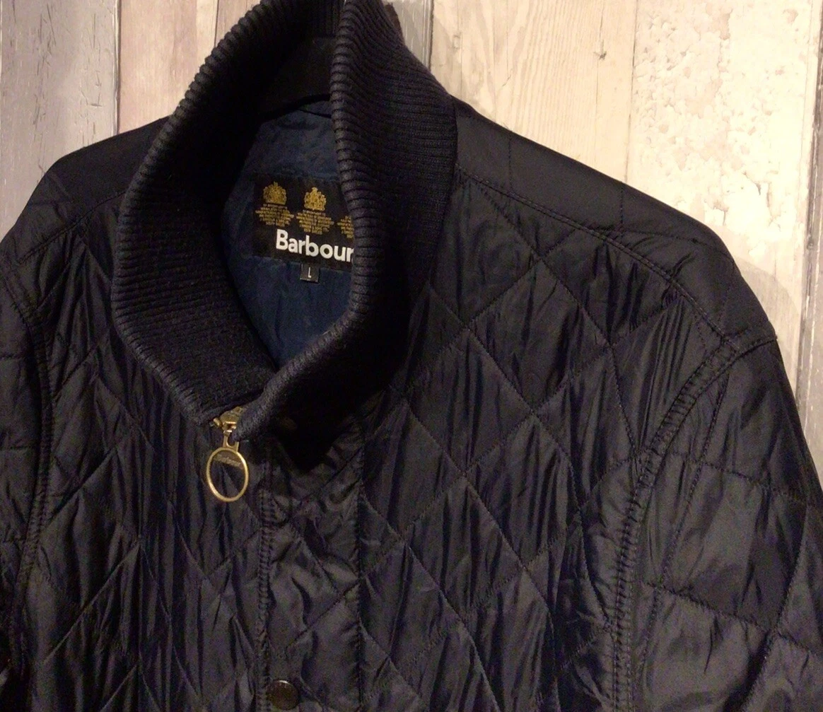 Barbour chelsea ribbed hotsell neck quilted jacket