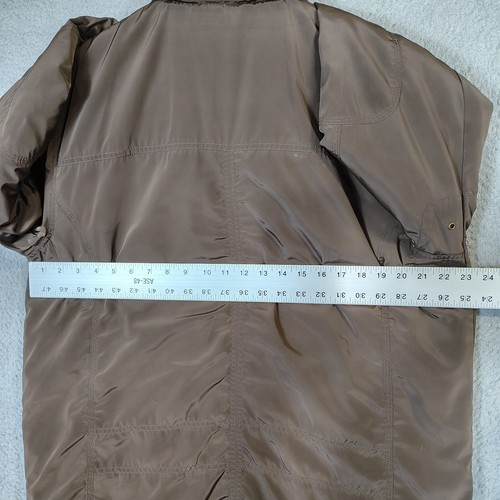 I. Spiewak & Sons Jacket Men XL Brown Quilted Lined Snap Button Full Zip Outdoor - Picture 21 of 22
