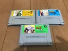 Nintendo SuperFamicom SNES DragonBall Z Super Butouden 1,2,3 set japan