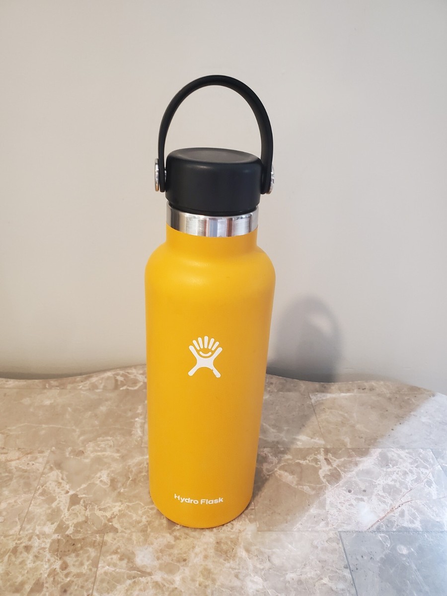 Water Hydro Flask 32 Oz Wide Mouth Yellow Water Bottle Hydro