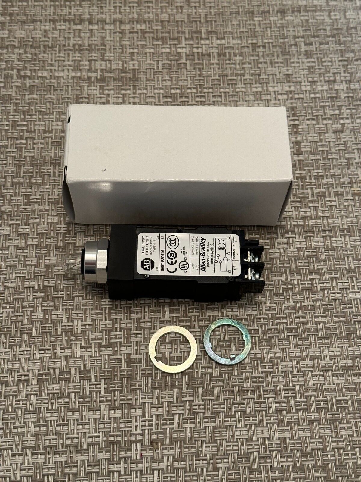 New! Allen Bradley 800T-PSDT16 Pilot Light Dual Input Diode Type Full Voltage