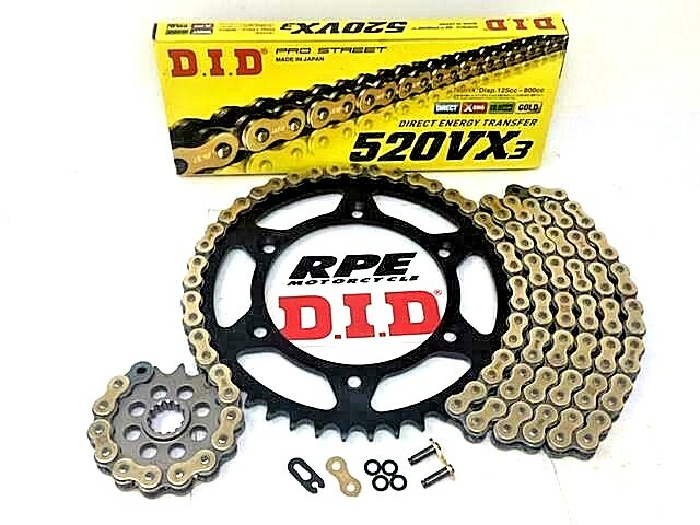 めぐ様　オーダー　2点 2000-2024 Suzuki DRZ400S DRZ400 DID VX3 520 X-Ring Chain and