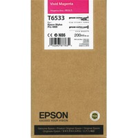 Original Epson T6533 Tinte Vivid Magenta 200Ml C13T653300 Pro 4900 Mhd 2015-2019