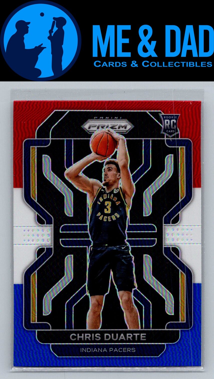 2021-22 Panini Prizm #315 Chris Duarte RWB