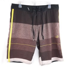 Fox Racing Men  s Board Shorts Size 36 Brown
