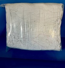 White Sheet Lint Free Cotton Industrial Wiper Cleaning Polishing Cloth Rags 10kg