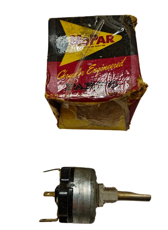 Interruptor de control de limpiaparabrisas de una sola velocidad Plymouth Savoy Belvedere 1959 1879266 nuevo en stock Foto 2 de 4